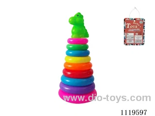 9 layer Rainbow Ring (Dinosaur)