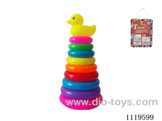 9 Layer Rainbow Ring (Big Yellow Duck)