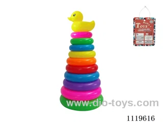 10 Layers Rainbow Ring (Large Yellow Duck)