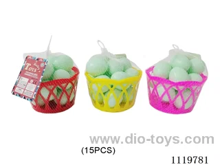 Artificial duck eggs 15 PCS (with basket)