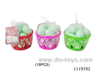 Simulated duck egg 18 PCS (with basket)