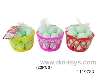 Simulated duck egg 22 PCS (with basket)