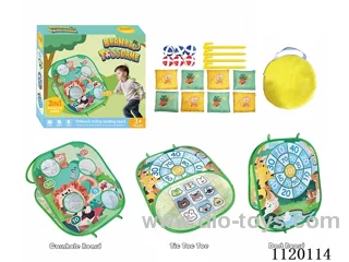 3 in 1 Folding Throwing sandbag board Set (Forest)