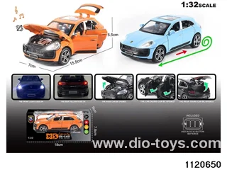 1:32 Alloy RC Car With light and sound