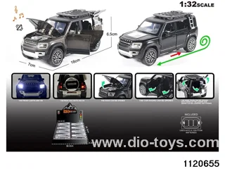 1:32 Alloy RC Car With light and sound