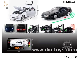 1:32 Alloy RC Car With light and sound