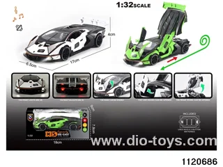 1:32 Alloy RC Car With light and sound