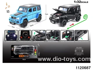 1:32 Alloy RC Car With light and sound