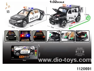 1:32 Alloy RC Car With light and sound