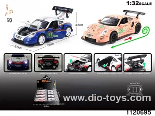 1:32 Alloy RC Car With light and sound