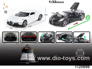 1:32 Alloy RC Car With light and sound