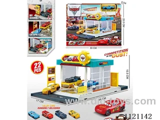 Maintenance station with 1 alloy car (parking lot)