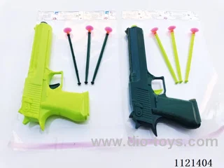 Gun with soft bullets