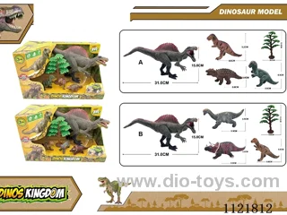 12-inch dinosaur 1PCS 4-inch dinosaur 3PCS 4-layer tree 1 (solid) 5PCS
