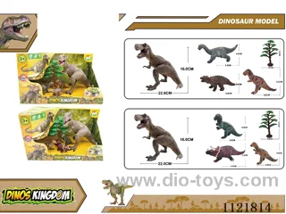 9-inch dinosaur 1PCS 4-inch dinosaur 3PCS 4-layer tree 1 (solid) 5PCS