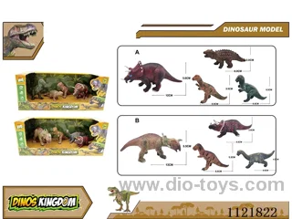 5-inch dinosaur 1PCS 4-inch dinosaur 3PCS (solid) 4PCS