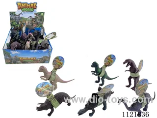 Display box 12PCS Sling 8 inch dinosaur (hollow)