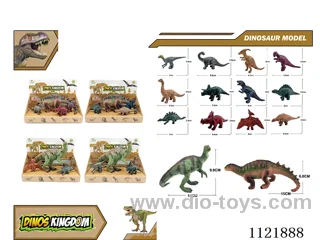 Hollow 6 "dinosaur 1PCS +3" dinosaur 3PCS 4PCS