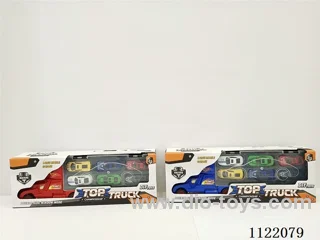 Gift towing trailer (towing 6 1:64 alloy cars plus 2 scene skateboards)