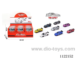 1:68 sliding alloy car (24 boxes)
