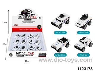 12pcs Alloy Sliding Car