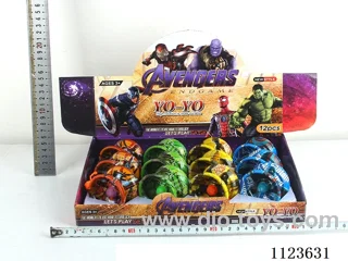 Alloy Yo-yo (Hulk. Captain America. Iron Man. Hornet 4 mixed)12PCS