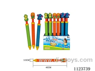 40CM small animal head color water cannon /3 types mixed /24PCS