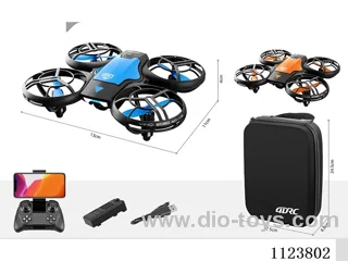 Inductive remote control quadcopter, aerial version