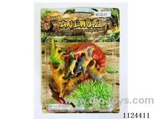 Solid dinosaur animal set