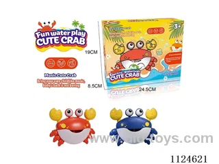 Bubble spitting crab