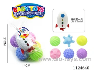 Bathroom rubber massage ball set