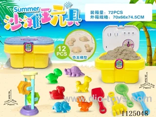 Barrel with dinosaur accessories Gaza Leak (12PCS)
