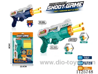 Six-hole soft gun with 12 soft bullets