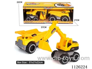 Sliding bucket, inertia excavator
