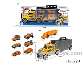 (GCC) Large storage truck +6 alloy engineering trucks + small container trucks