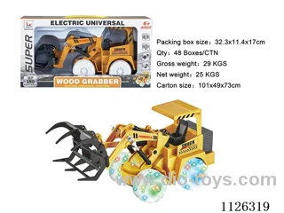 (GCC) B/O engineering vehicles (wood grabbers, lights. Music)