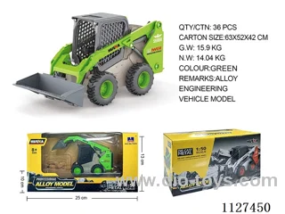 1:50 static model of mountain push wheel forklift
