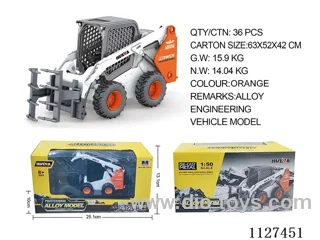 The static model of 1:50 mountain push-wheel horizontal grab car