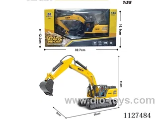 1:35 alloy excavator model