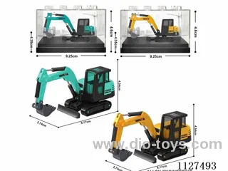 1:80 alloy excavator model