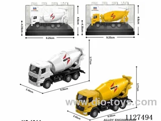1:80 alloy mixer car model