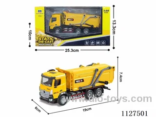 1:50 alloy alloy residue transport vehicle model