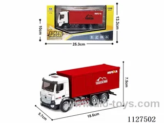 1:50 alloy container carrier model