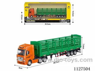 1:50 alloy high hurdle transporter model