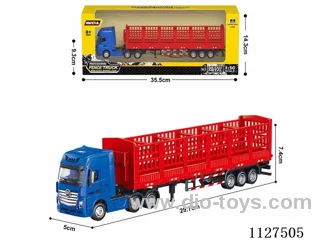1:50 alloy high hurdle transporter model