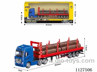 1:50 alloy wood transporter model