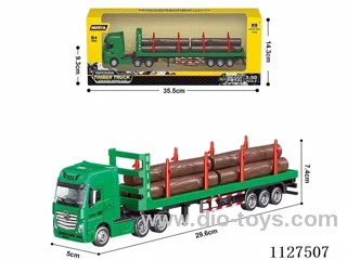 1:50 alloy wood transporter model