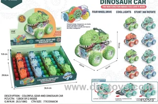 4WD DINOSAUR CAR (12PCS) IN DISPLAY BOX