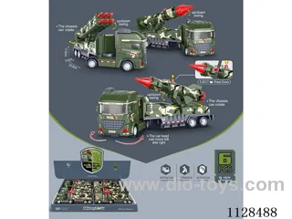 Simulation model inertia military truck series (6pcs)