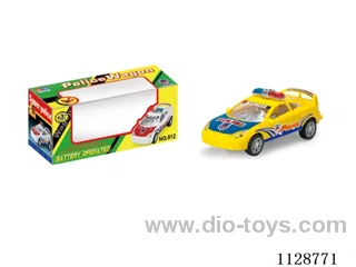 Electric universal music light police car